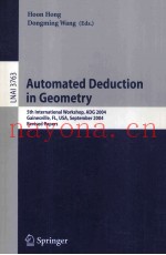 Automated Deduction in Geometry 5th International Workshop