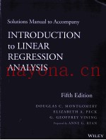 SOLUTIONS MANUAL TO ACCOMPANY INTRODUCTION TO LINEAR REGRESSION ANALYSIS  FIFTH EDITION