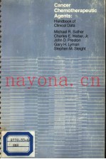 CANCER CHEMOTHERAPEUTIC AGENTS HANDBOOK OF CLINICAL DATA