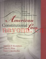 AMERICAN CONSTITUTIONAL LAW  ESSAYS
