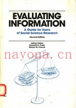 EVALUATING INFORMATION:A GUIDE FOR USERS OF SOCIAL SCIENCE RESEARCH  SECOND EDITION
