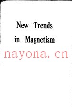 NEW TRENDS IN MAGNETISM