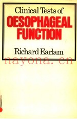 CLINICAL TESTS OF OESOPHAGEAL FUNCTION