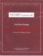 NCHRP Synthesis240 Toll Plaza Design
