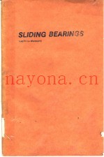 SLIDING BEARINGS