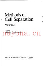 METHODS OF CELL SEPARATION VOLUEM 3