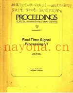 PROCEEDINGS OF SPIE-THE INTERNATIONAL SOCIETY FOR OPTICAL ENGINEERING  VOLUME 431 REAL TIME SIGNAL P