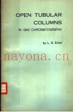 OPEN TUBULAR COLUMNS IN GAS CHROMATOGRAPHY