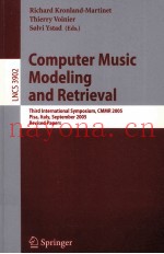 COMPUTER MUSIC MODELING AND RETRIEVAL THIRD INTERNATIONAL SYMPOSIUM