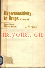 HYPERSENSITIVITY TO DRUGS  VOLUME 1