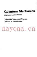 Quantum Mechanics (Non-relativistic Theory) Third Edition