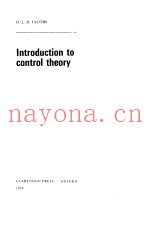 Introduction to control theory