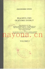PEACEFUL USES OF ATOMIC ENERGY VOLUME 2