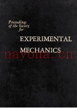 PROCEEDINGS OF THE SOCIETY FOR EXPERIMENTAL MECHANICS VOLUME XLI