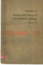 NUCLEIC ACID RESEARCH AND MOLECULAR BIOLOGY  VOLUME 19