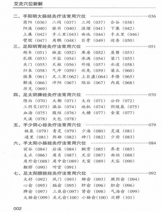 艾灸穴位新解插图