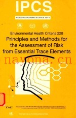 PRINCIPLES AND METHODS FOR THE ASSESSMENT OF RISK FROM ESSENTIAL TRACE ELEMENTS