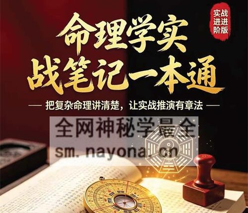A2422命理学实战笔记一本通PDF电子书234页