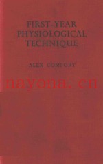 FIRST YEAR PHYSIOLOGICAL TECHNIQUE