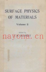 SURFACE PHYSICS OF MATERIALS VOLUME 2