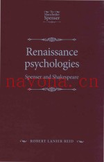 Renaissance Psychologies: Spenser and Shakespeare