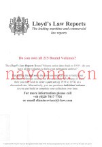 Lloyd's law reports 2016 volume 1