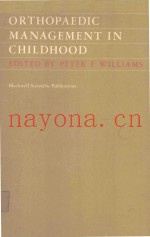 ORTHOPAEDIC MANAGEMENT IN CHILDHOOD