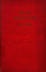 DE RE MEDICINA