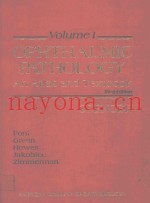 OPHTHALMIC PATHOLOGY AN ATLAS AND TEXTBOOK VOLUME 1