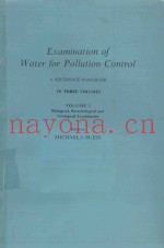 EXAMINATION OF WATER OF POLLUTION CONTROL A REFERENCE HANDBOOK IN THREE VOLUMES VOLUME 3