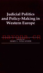 Judicial politics and policy-making in Western Europe