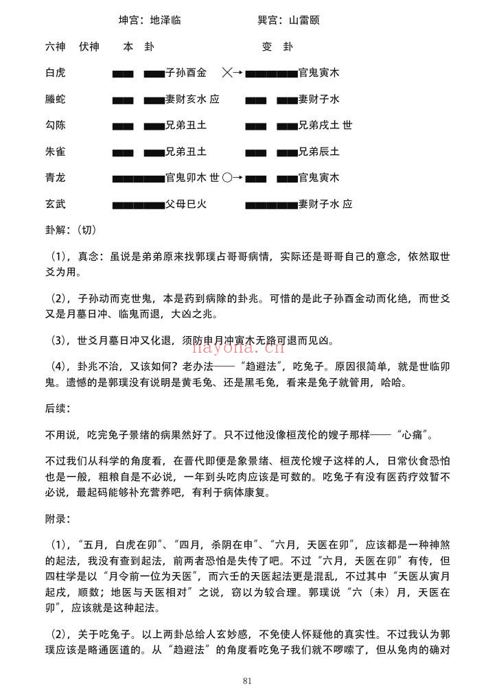 文始道周易古筮考纳甲法通解198页PDF 六爻教程