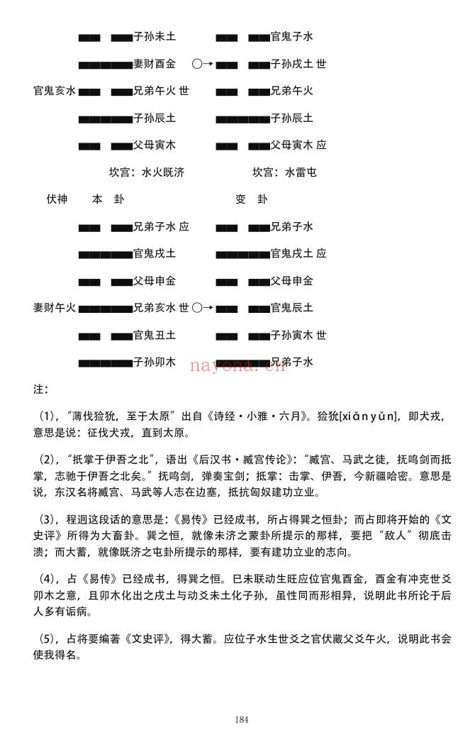 文始道周易古筮考纳甲法通解198页PDF 六爻教程