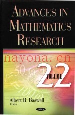 Advances in Mathematics Research Volume 22