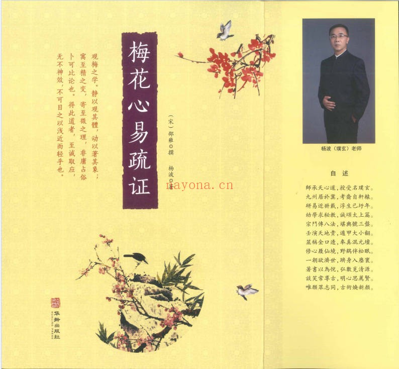杨波梅花心易疏证274页PDF 梅花易数