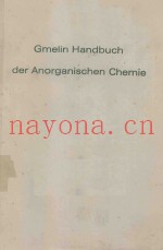 GEMLIN HANDBUCH DER ANORGANISCHEN CHEMIE AU ORGANOGOLD COMPOUNDS