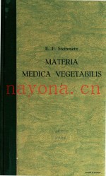 MATERIA MEDICA VEGETABILIS I
