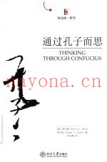 通过孔子而思