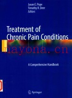 TREATMENT OF CHRONIC PAIN CONDITIONS A COMPREHENSIVE HANDBOOK