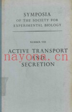 ACTIVE TRANSPORT AND SECRETION