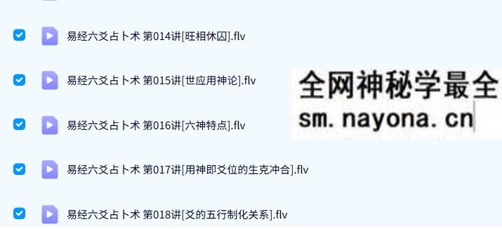 杨春义 易经六爻纳甲占卜基础知识 27集