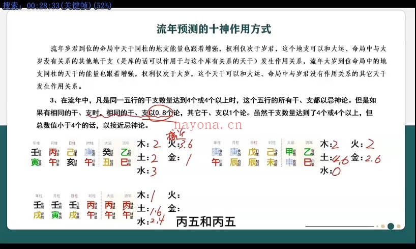 高秀萍吕氏八字命理基础课25集视频 八字教程