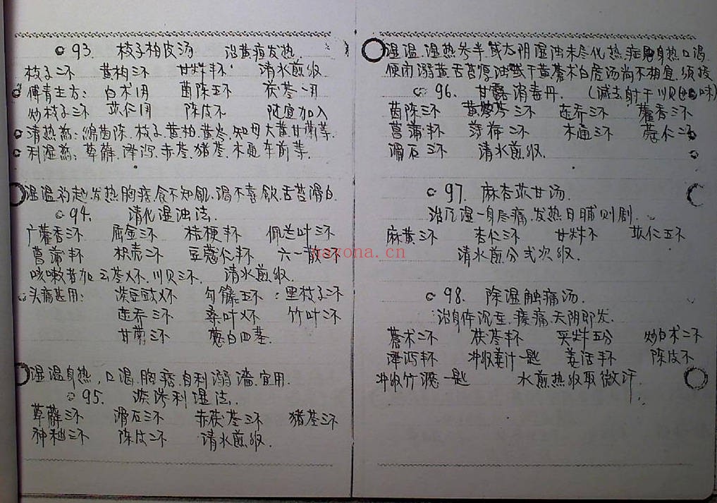 1960-1964年绝版手抄真实秘方148页PDF 中医秘方