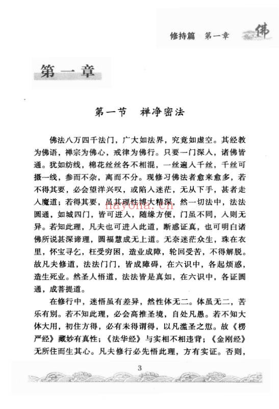 佛门修持治病秘法316页PDF 佛学养生