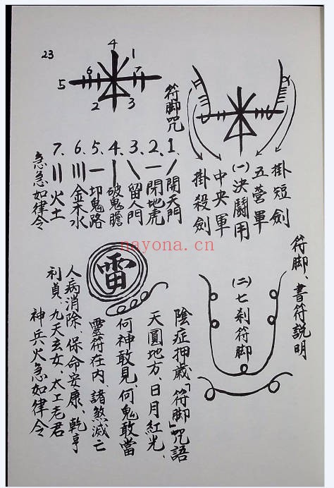 李俊兴万法符咒拍照版260页PDF 符咒秘本