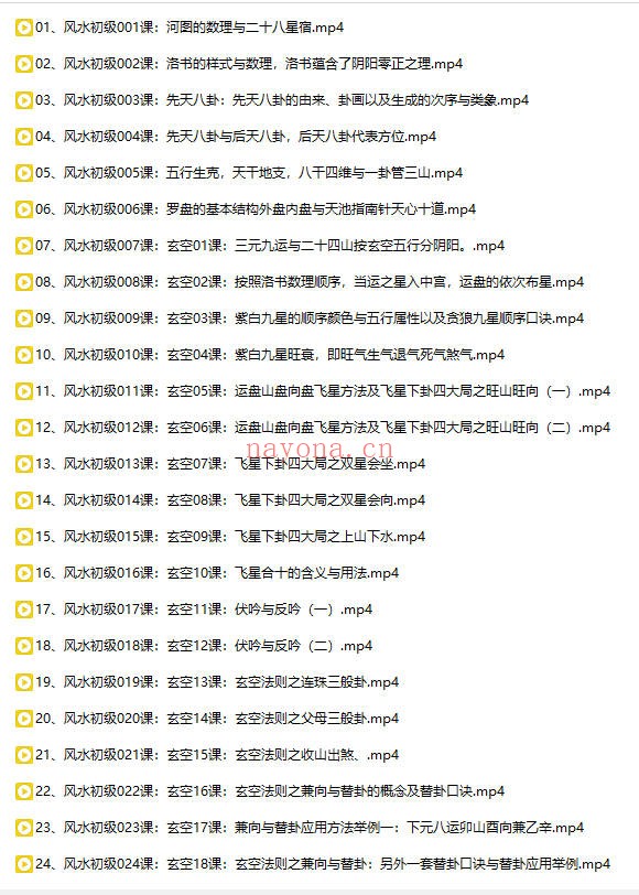 吕老师风水堪舆初级班70集视频 风水入门