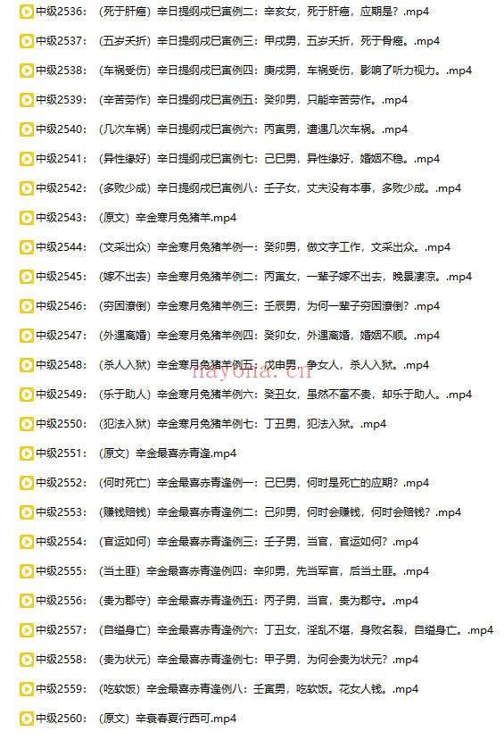 吕老师八字实战中级第七章367集视频 八字教程