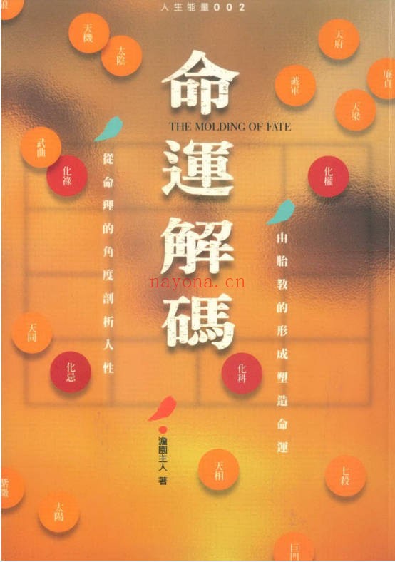 澹园主人命运解码95双页PDF 命理教程
