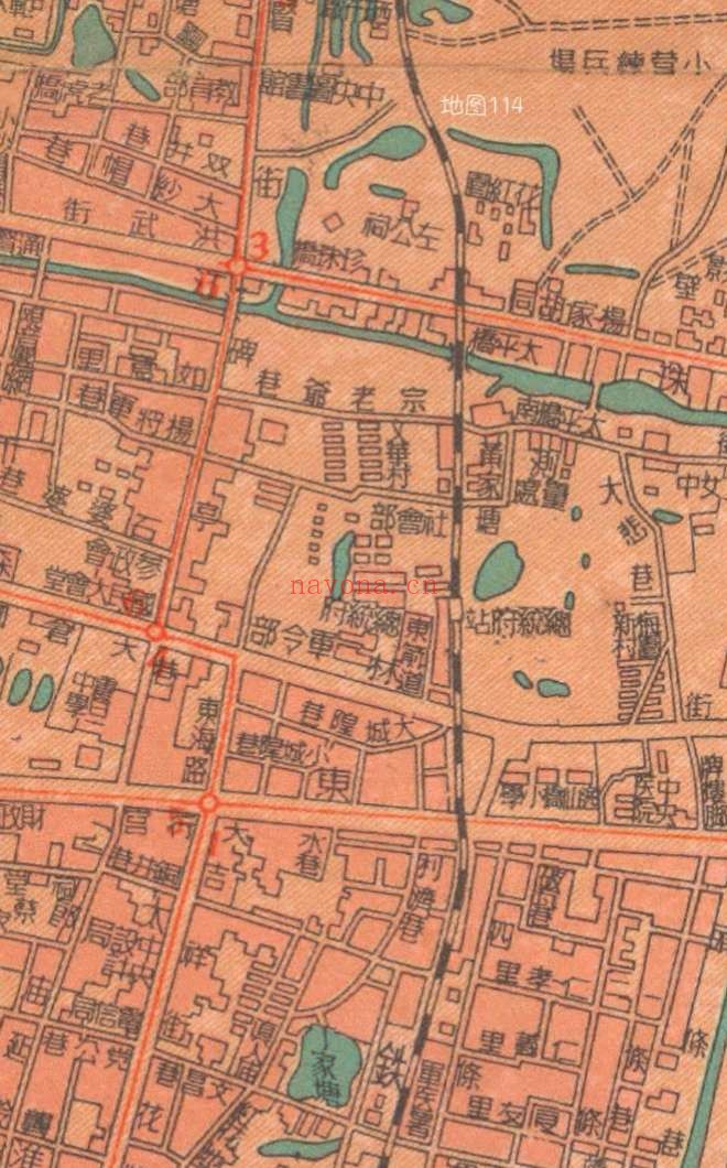 1949年南京市街道详图