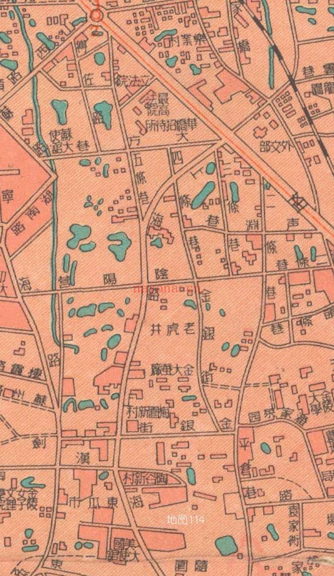 1949年南京市街道详图